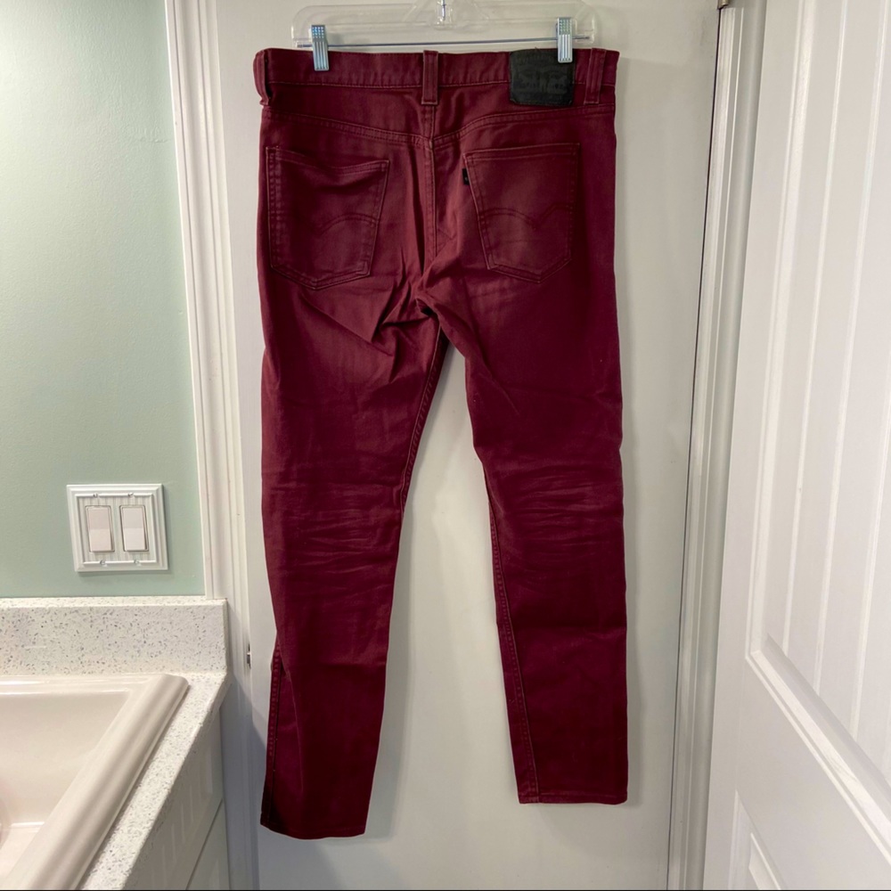 Maroon Levi’s 508’s 30x32